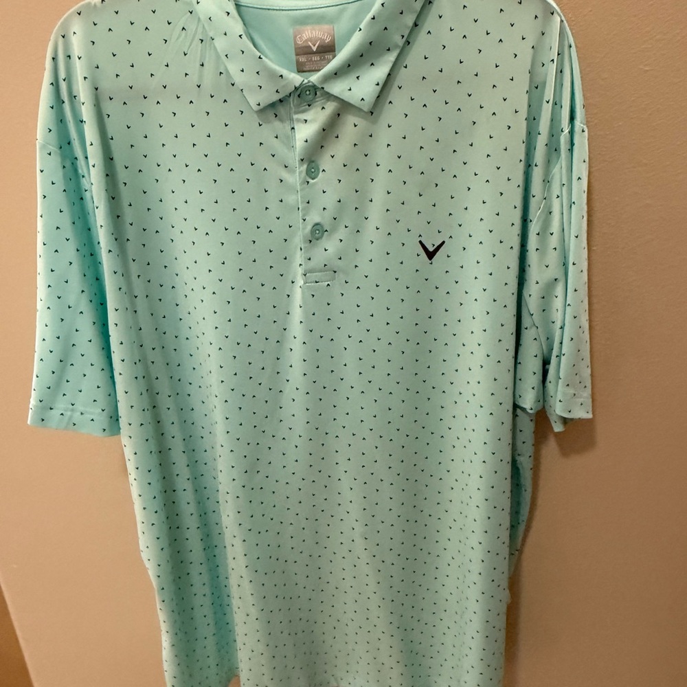Callaway Men's Light Blue Polo Shirt
